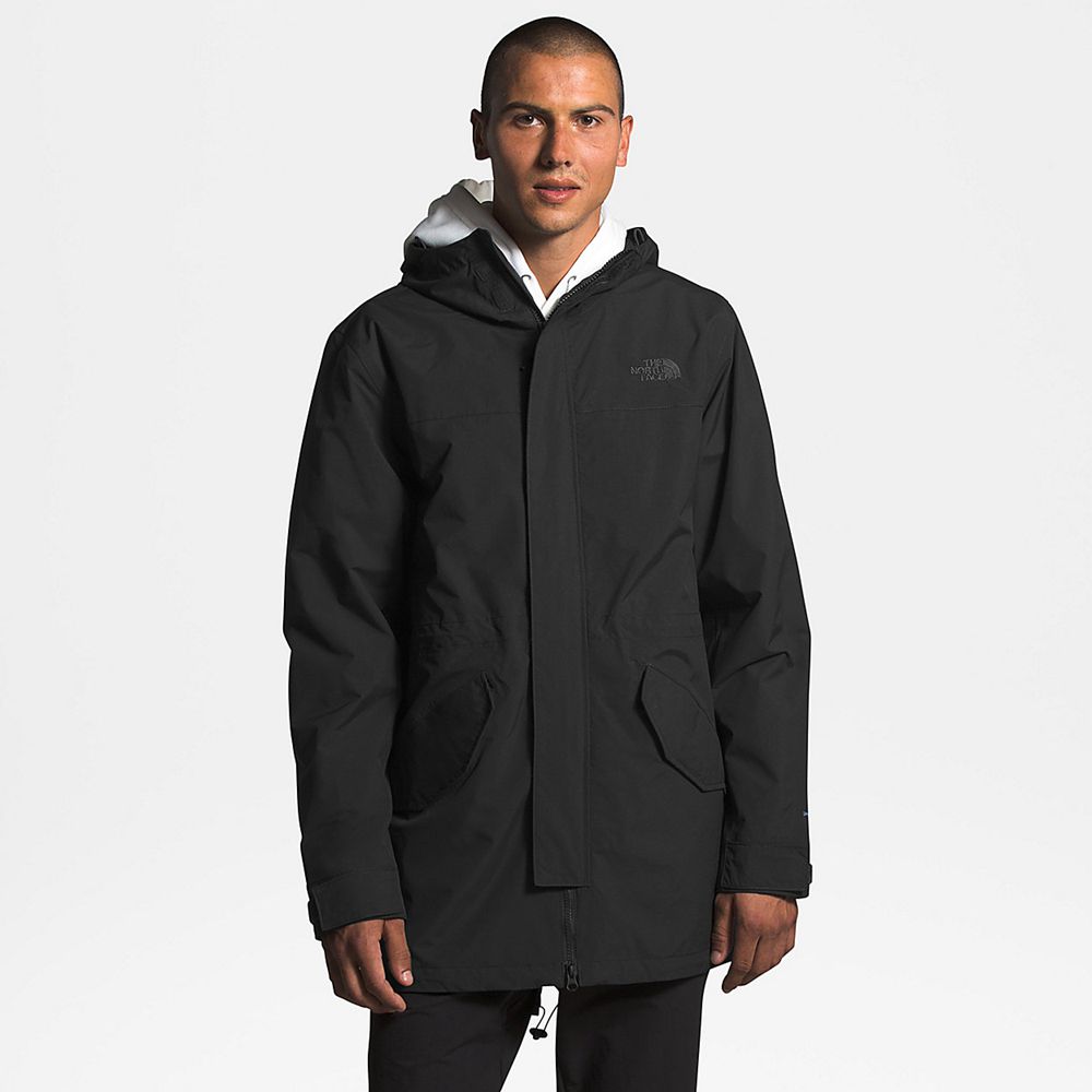 The North Face Parka Mens Australia - The North Face City Breeze Rain Black (IDH-832945)